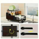 Escurridor 3 en 1 de Acero Inoxidable Multifuncional con Asas Plegables y Base Antideslizante +REGALO: Kit de Utensilios de Cocina