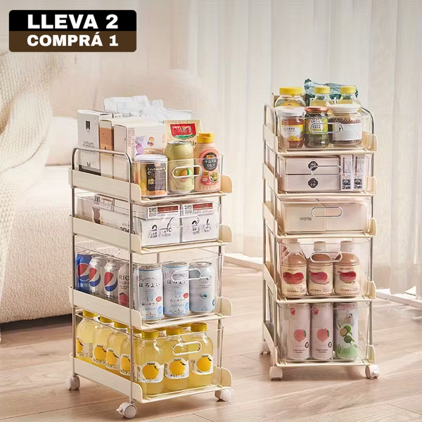 [Llevá 2 Pagá 1] Torre Organizadora SmartBox con Cajones Transparentes de Acrílico (¡Diseño Compacto y Súper Práctico!)