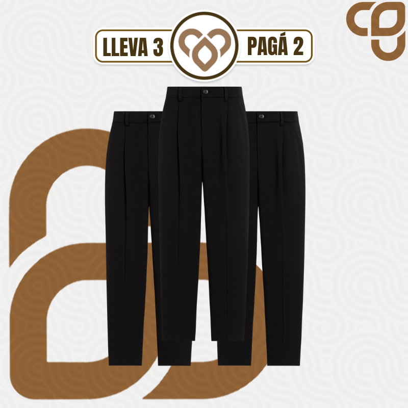 [Llevá 3 Pagá 2] Pantalón de Sastrería Aurora con Tiro Alto (¡Sofisticación y Comodidad en un Solo Look!)