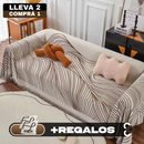 [¡Llevá 2 Pagá 1!] Funda para Sofá Clara(Calidad y Comodidad para tu Hogar) + 2 REGALOS: 2 Fundas para Almohadones